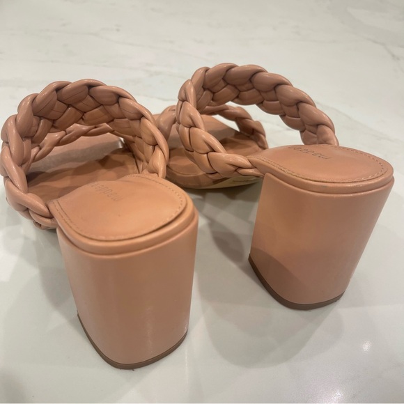 Madden Girl tan braided strappy block heels - Picture 16 of 16